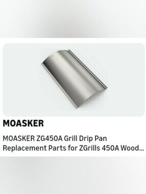 ZG Grills Silver Replacement Grill Drip Pan